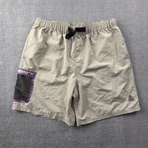 HUF Shorts Adult Size Large Brown Active Athleisure Streetwear Casual Men's